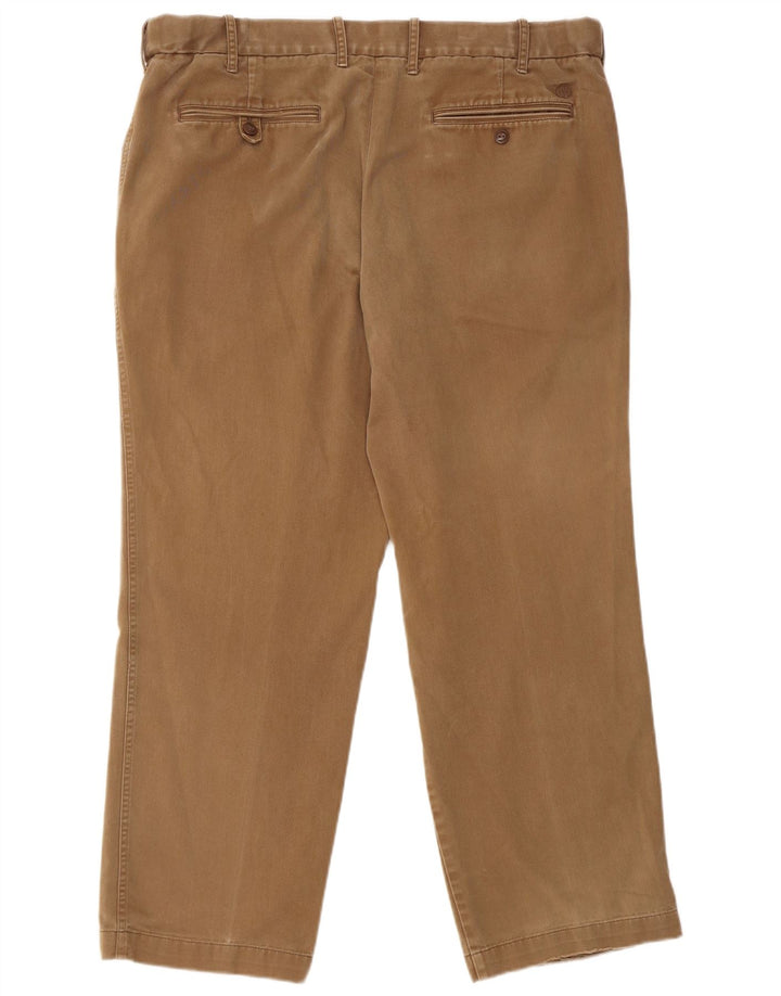 Marks & Spencer Herren Blue Harbour Gerade Chinohose W38 L29 Braun