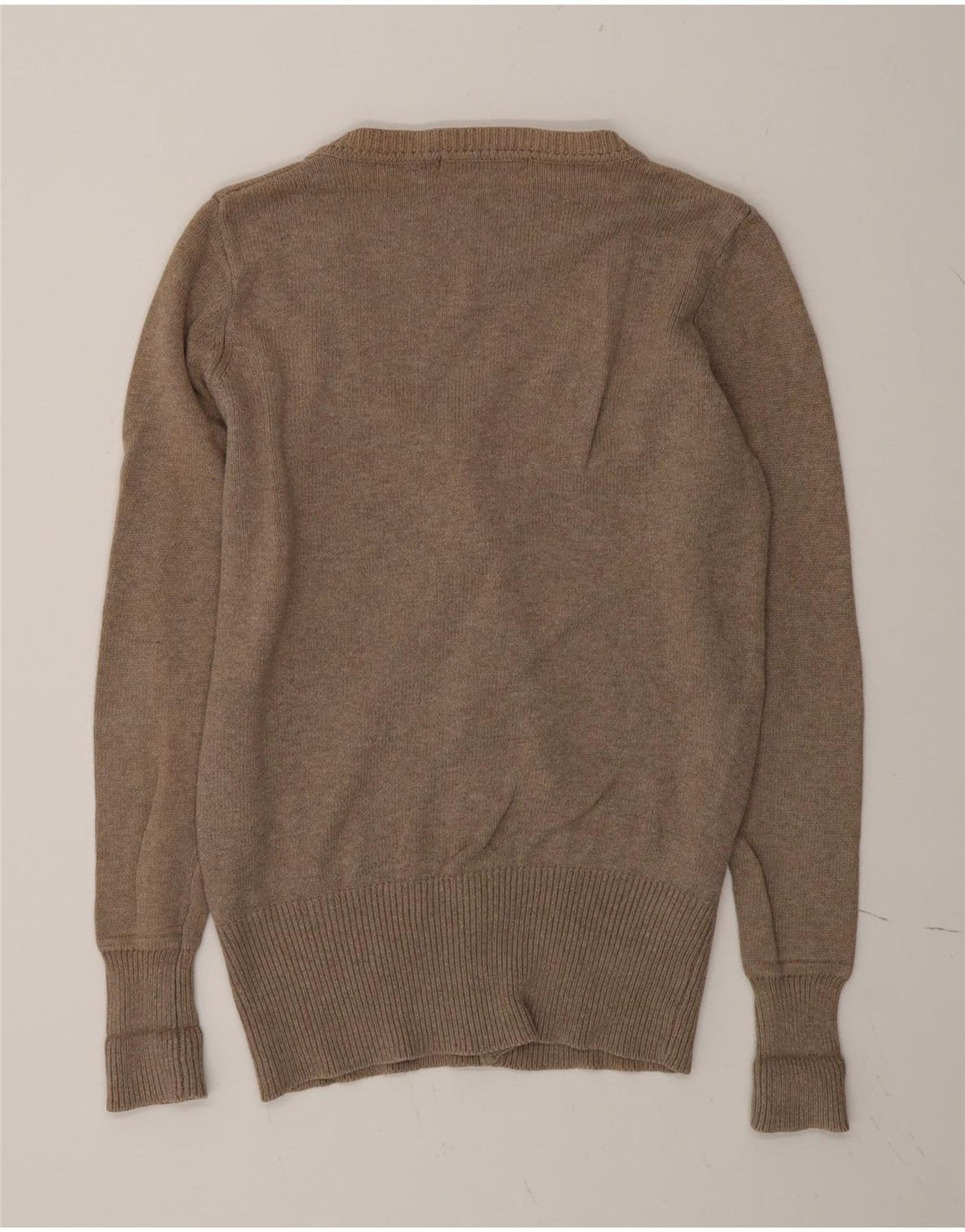 Zara Damen-Cardigan-Pullover UK 16 Große graue Baumwolle