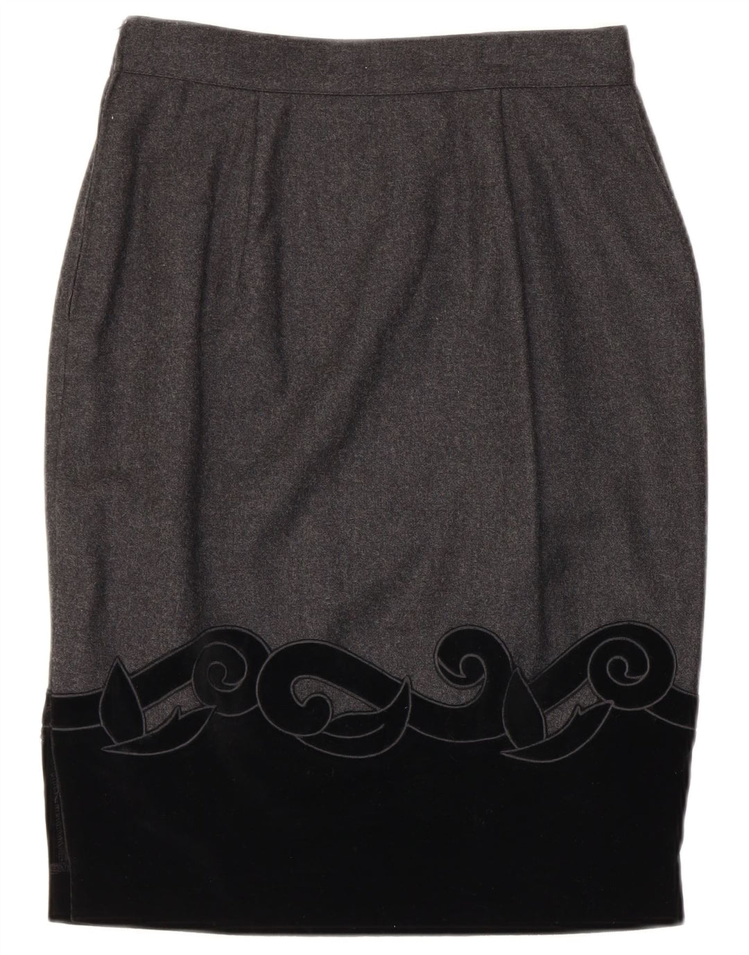 BLUMODE Damen Bleistiftrock IT 44 Medium W28 Grau Colourblock