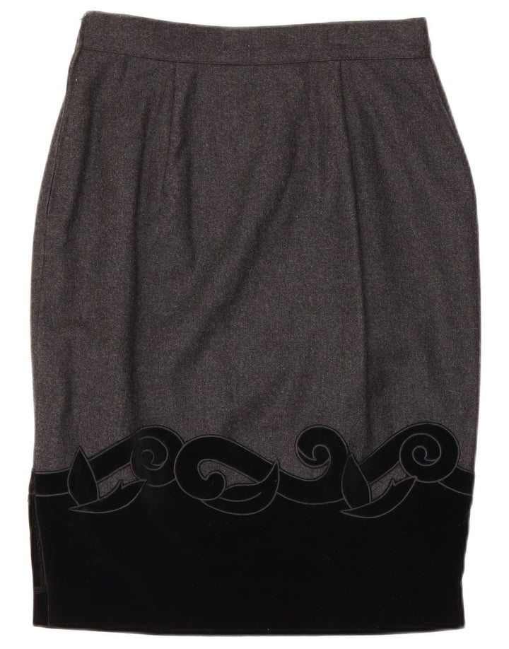 BLUMODE Damen Bleistiftrock IT 44 Medium W28 Grau Colourblock