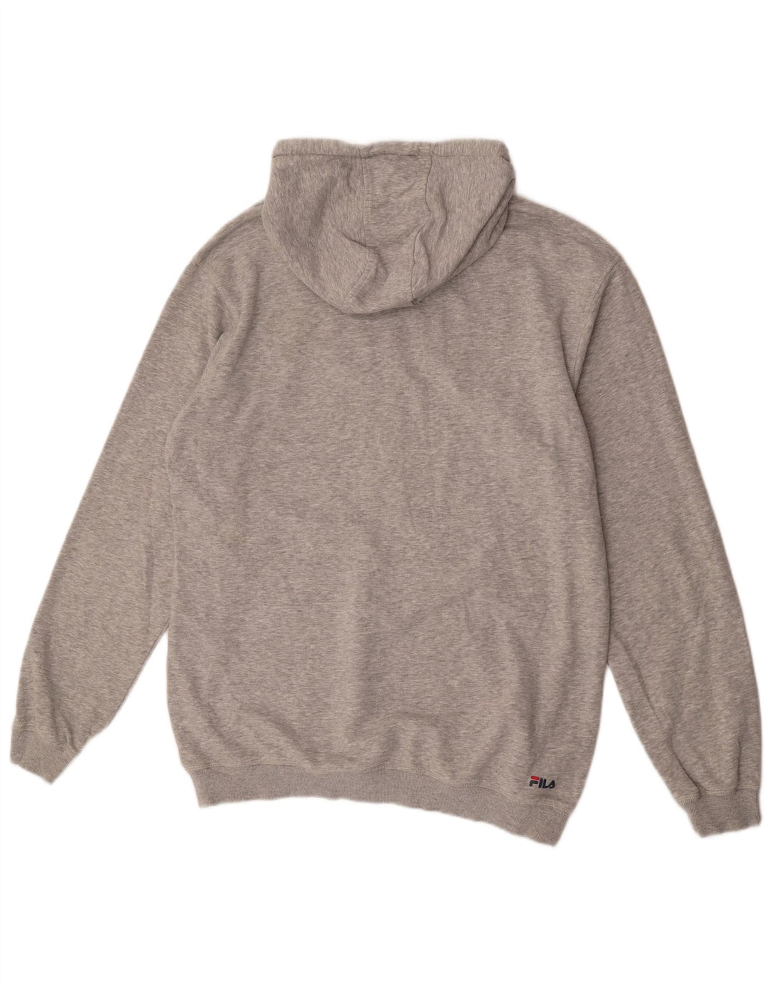 Fila Herren Graphic Hoodie Pullover XL Grau Baumwolle