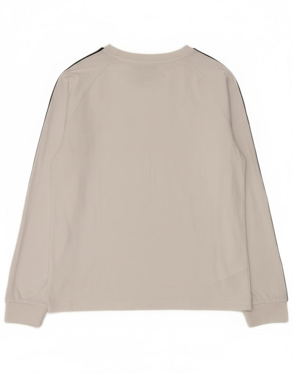 Adidas Jungen Top Langarm 12–13 Jahre weiße Baumwolle