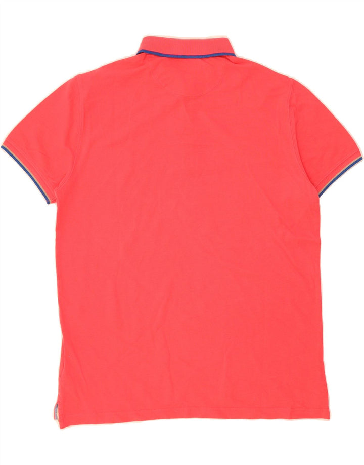 MASSIMO DUTTI Mens Polo Shirt Large Pink Cotton Vintage Massimo Dutti and Second-Hand Massimo Dutti from Messina Hembry 