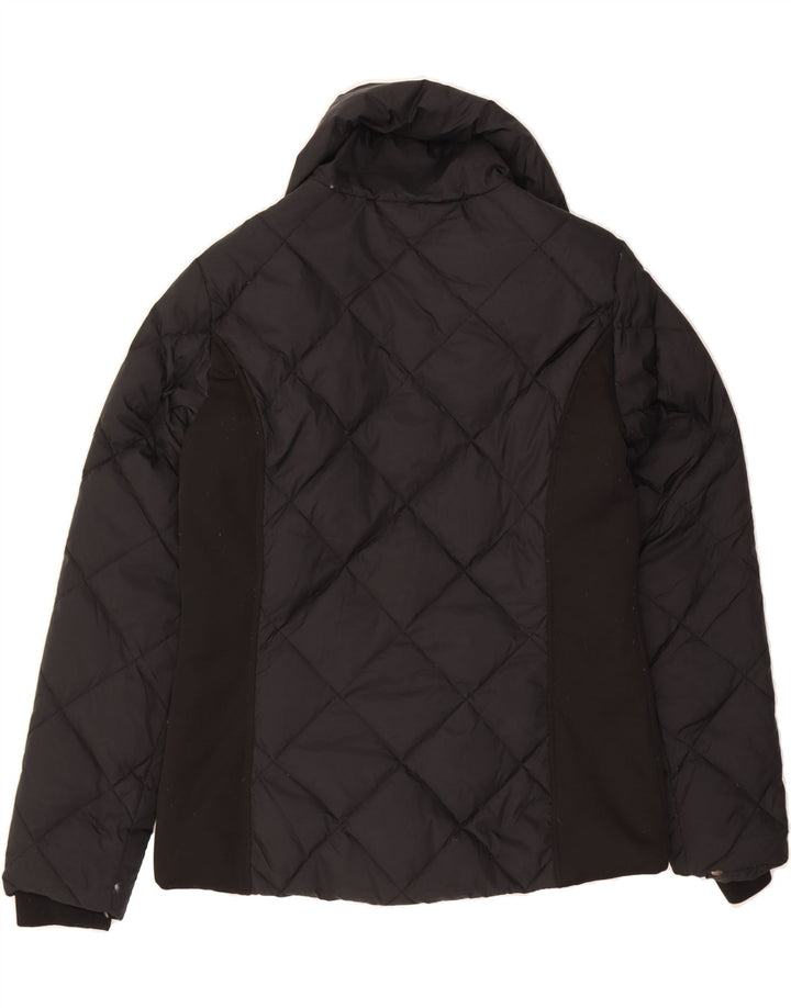 ELLESSE Womens Padded Jacket UK 16 Large Black Nylon Vintage Ellesse and Second-Hand Ellesse from Messina Hembry 