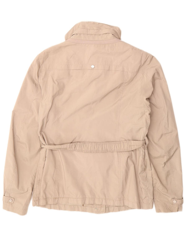 Geox Damen Respira Utility Jacke UK 14 Large Beige Polyester