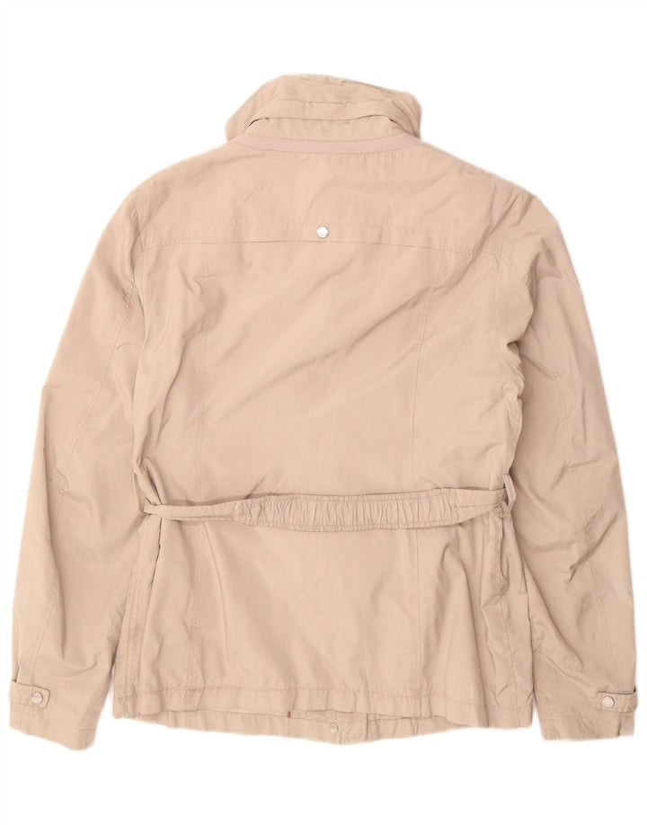 Geox Damen Respira Utility Jacke UK 14 Large Beige Polyester