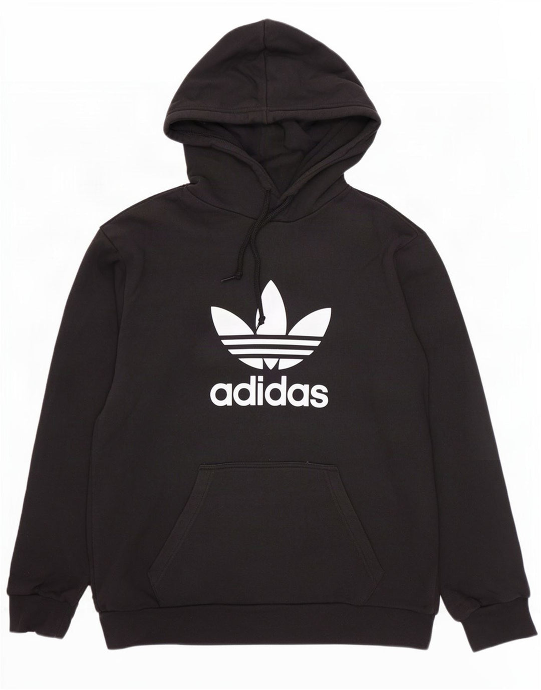 Adidas Herren Graphic Hoodie Pullover Mittelschwarze Baumwolle