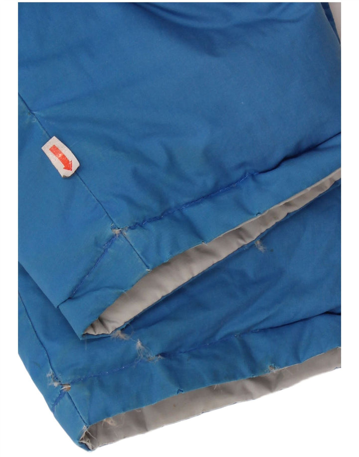 Diadora Herren Kapuzenjacke, wendbar, wattiert, UK 40, Größe L, Blau, Polyester