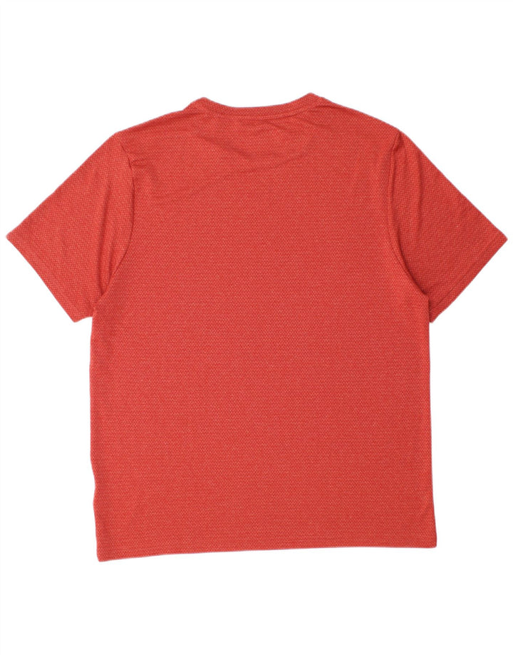 Reebok Herren T-Shirt Top Large Rot Polyester