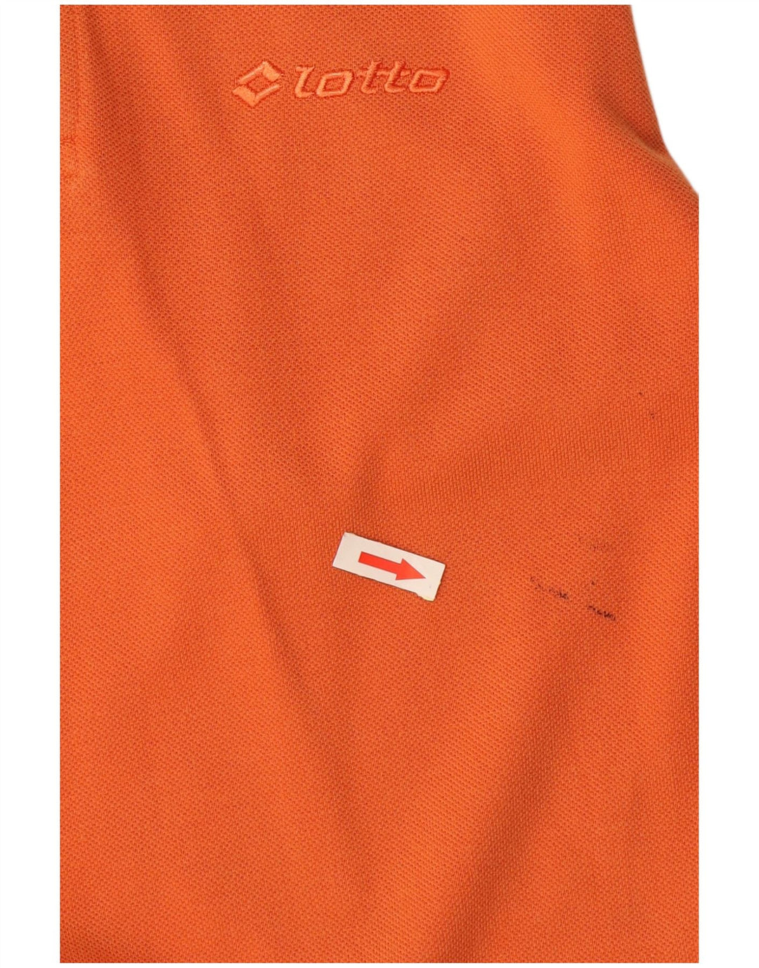 Lotto Herren-Poloshirt aus mitteloranger Baumwolle