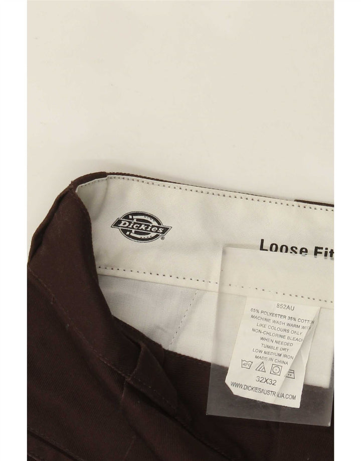 Dickies Herren-Cargohose mit lockerer Passform, W32, L32, braunes Polyester