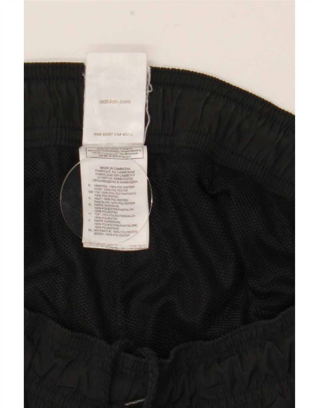 Adidas Herren Trainingshose Jogger Medium Schwarz Polyester
