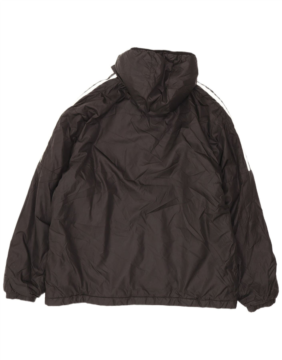 Adidas Herren Kapuzenjacke, gepolstert, UK 42, XL, Schwarz, Polyester