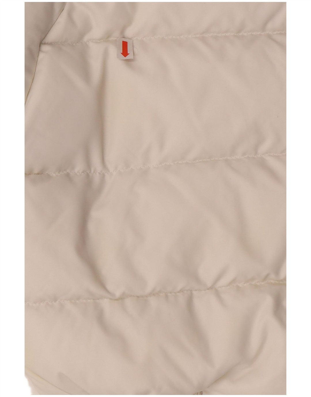 MONCLER Wattierte Jacke mit Kapuze für Mädchen, 5–6 Jahre, weißes Nylon