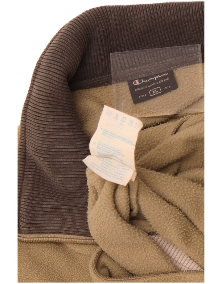 Champion Damen Fleecejacke UK 18 XL Khaki Colourblock Polyester
