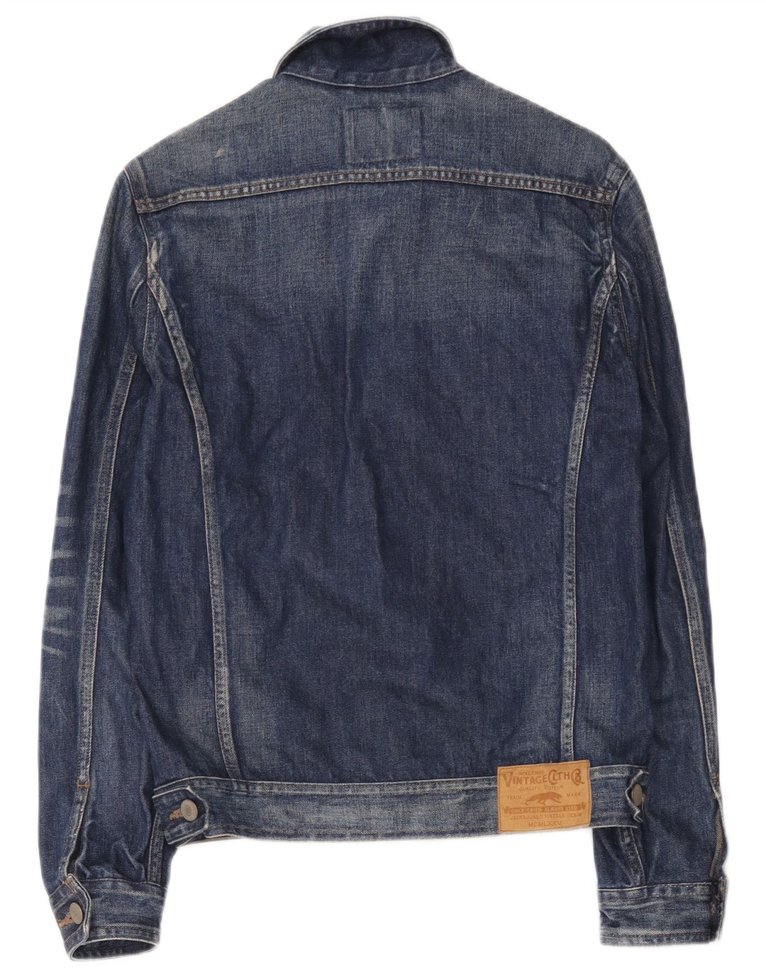 Jack & Jones Damen Jeansjacke UK 36 Small Marineblaue Baumwolle