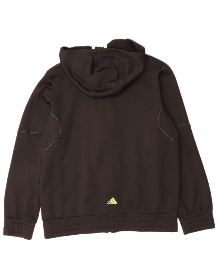 Adidas Jungen Predator Graphic Zip Hoodie Pullover 13–14 Jahre, schwarzes Polyester