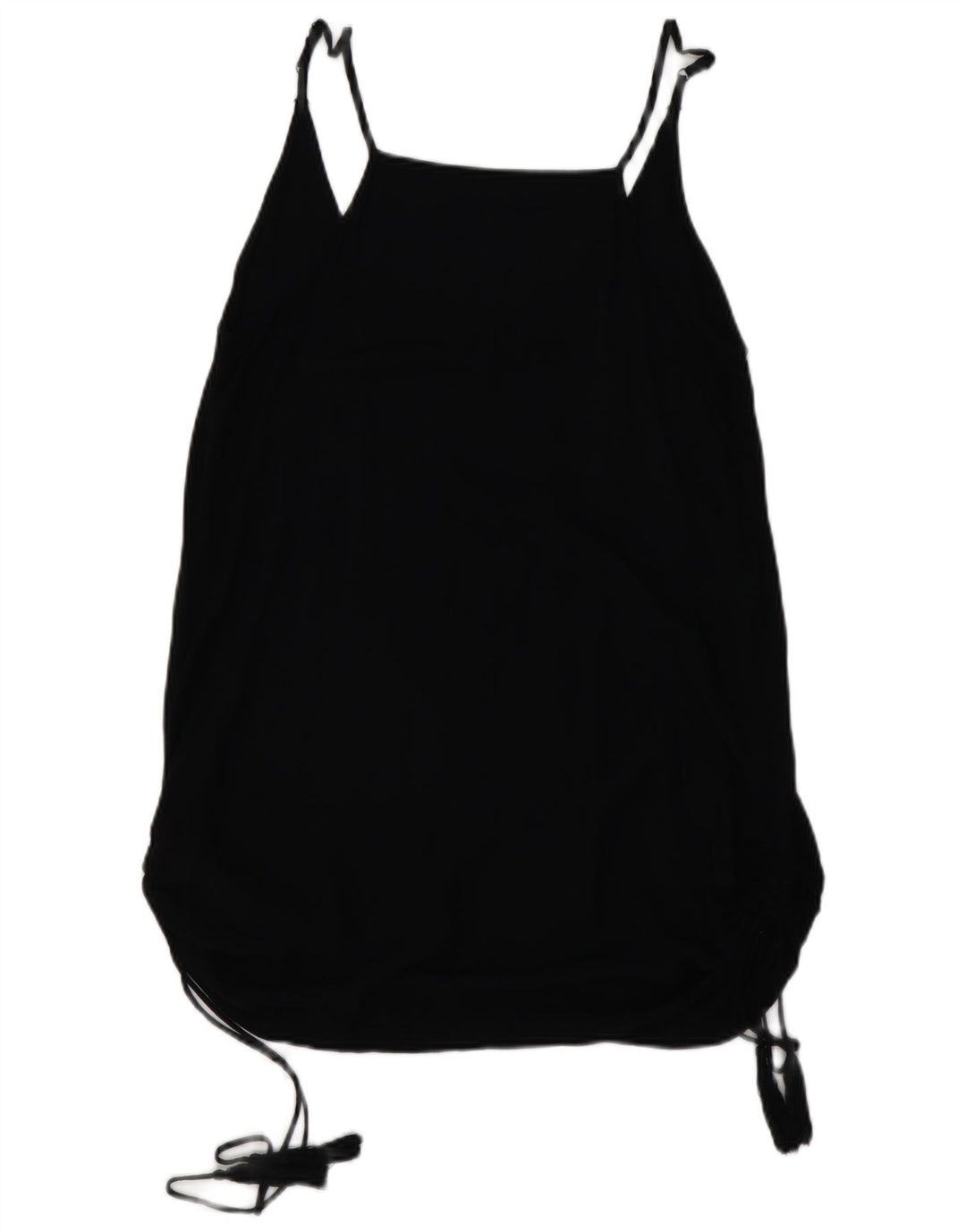 HARLEY Damen Cami Top UK 10 Small Schwarz Rayon