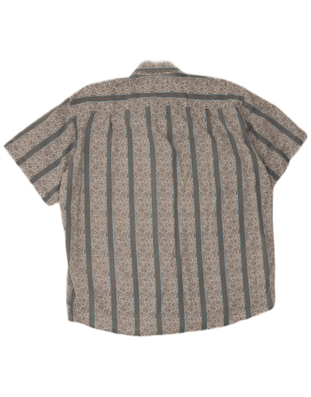 Ellesse Herren Kurzarmhemd Größe 16 41 Großes weißes Blumenmuster
