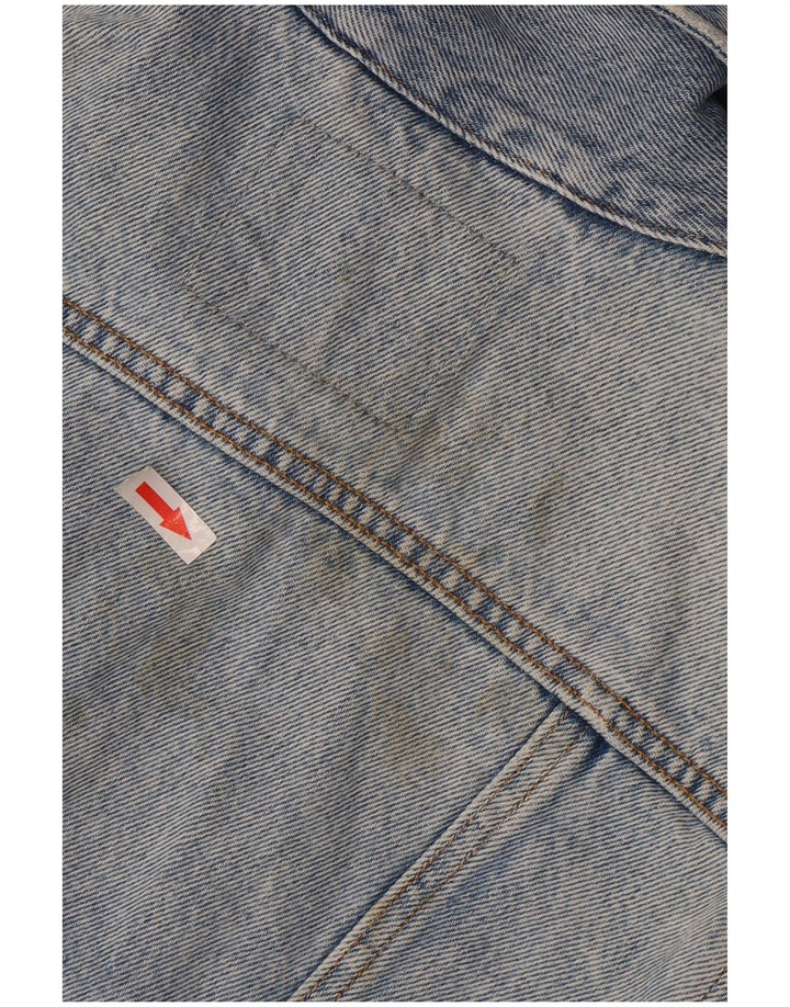 LEVI'S Damen Jeansjacke UK 10 Small Blaue Baumwolle