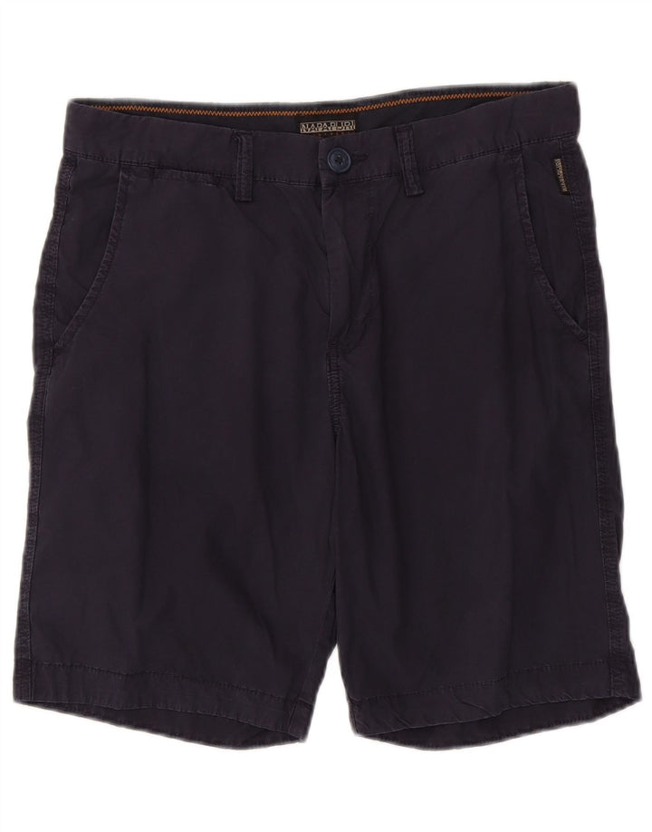 Napapijri Herren-Chinoshorts W31, mittelmarineblaue Baumwolle