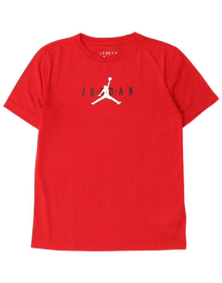 Jordan T-Shirt mit Grafik für Jungen, 12–13 Jahre, groß, rotes Polyester