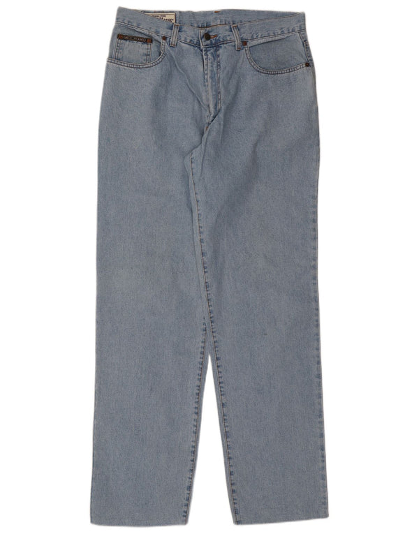 CASUCCI Herren Straight Jeans IT 52 XL W38 L33 Blaue Baumwolle