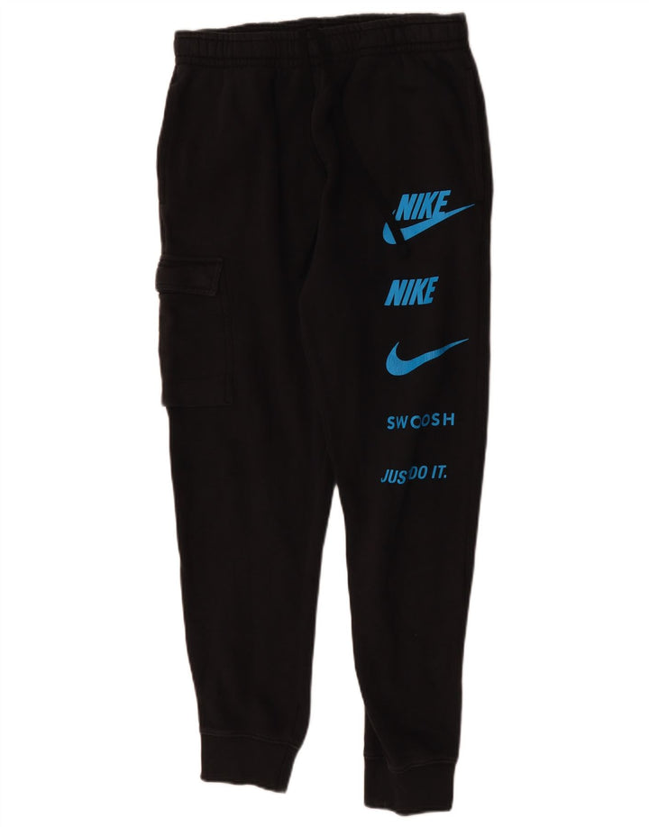 NIKE Herren Graphic Cargo-Trainingshose, Jogginghose, mittelschwarz, Baumwolle