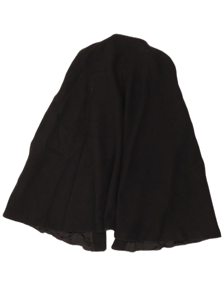 Zara Damen Cape-Mantel UK 12 Medium Schwarz