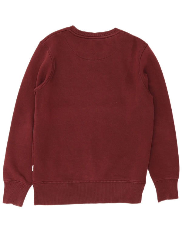 Jack & Jones Herren-Sweatshirt mit Grafik, Größe S, Burgunderrot, Baumwolle