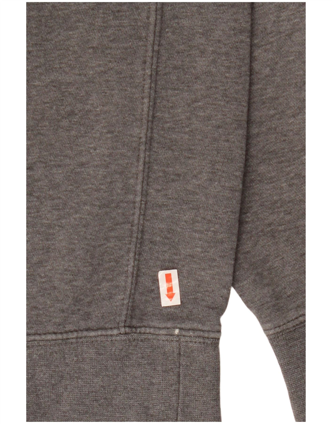 NIKE Herren-Kapuzenpullover, groß, grau gefleckte Baumwolle