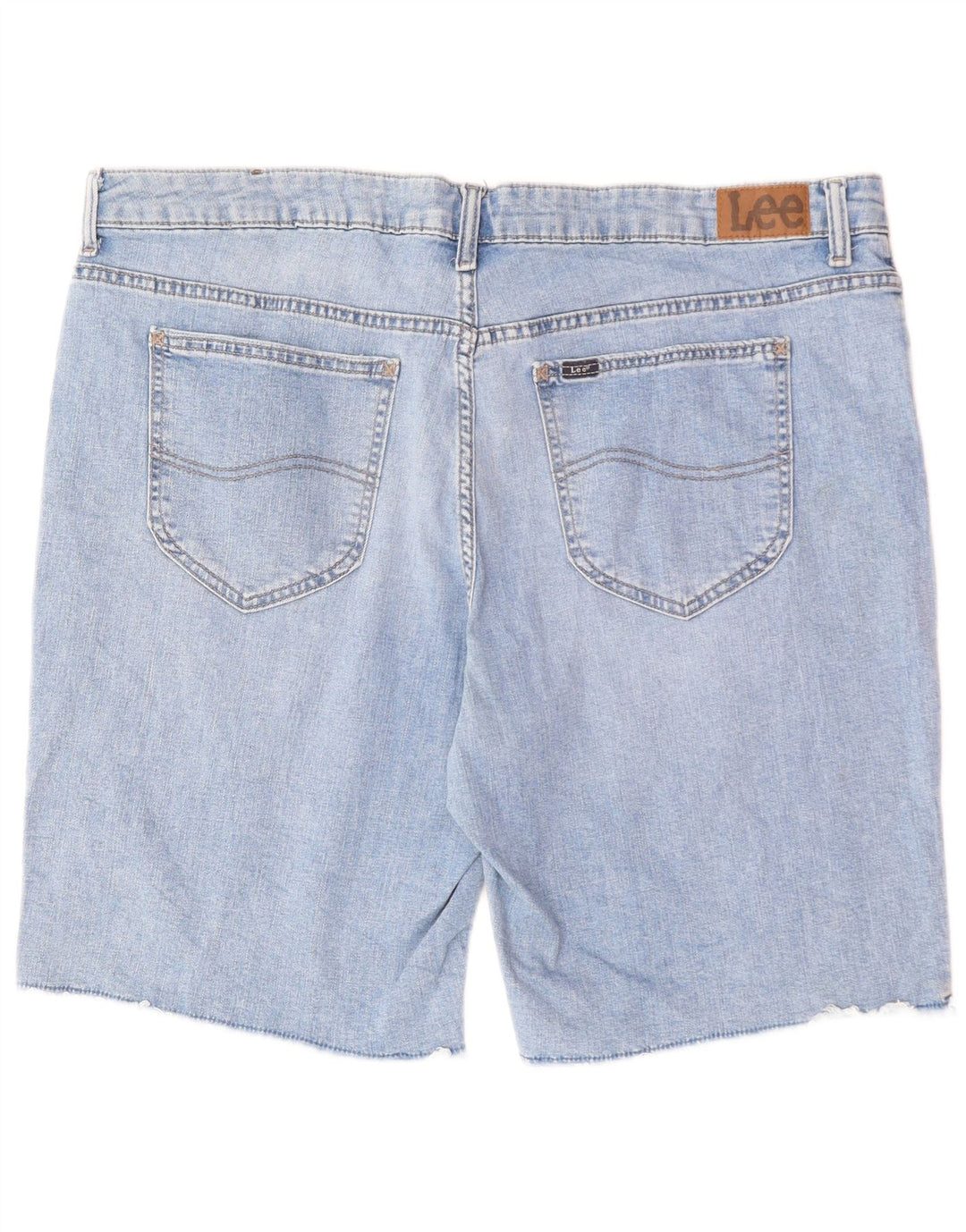 LEE Damen Jeansshorts US 22 3XL W44 Blaue Baumwolle
