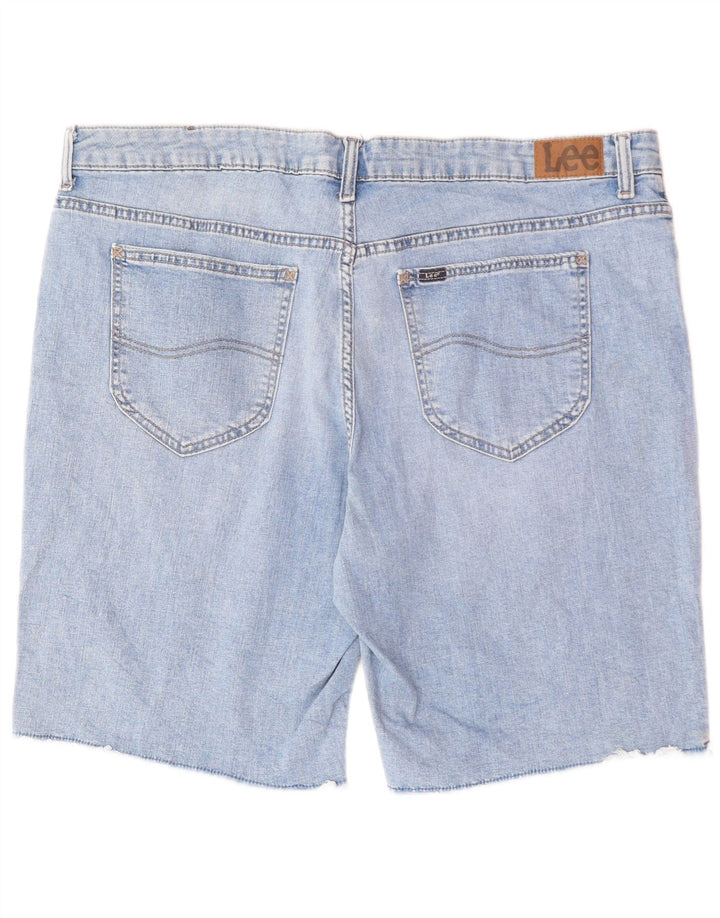 LEE Damen Jeansshorts US 22 3XL W44 Blaue Baumwolle