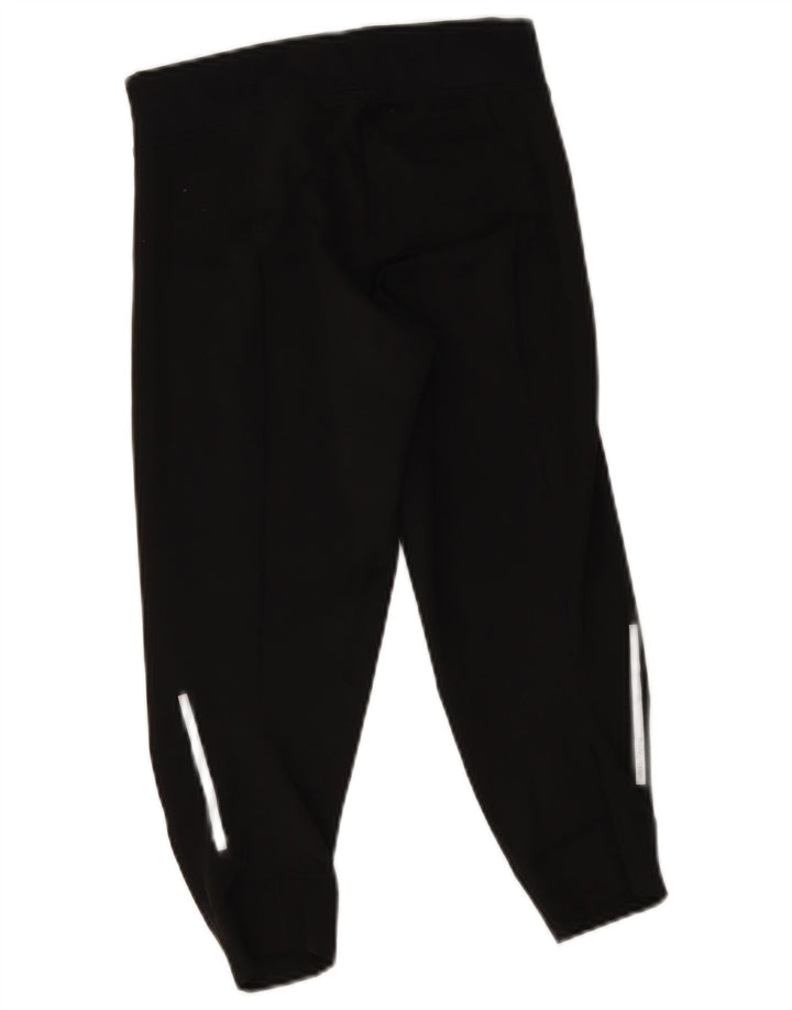 Adidas Damen Climalite Capri Leggings UK 8/10 Small Schwarz Polyester
