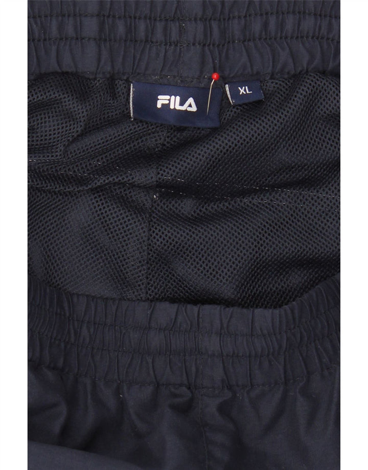 FILA Mens Tracksuit Trousers XL  Navy Blue Polyester Vintage Fila and Second-Hand Fila from Messina Hembry 
