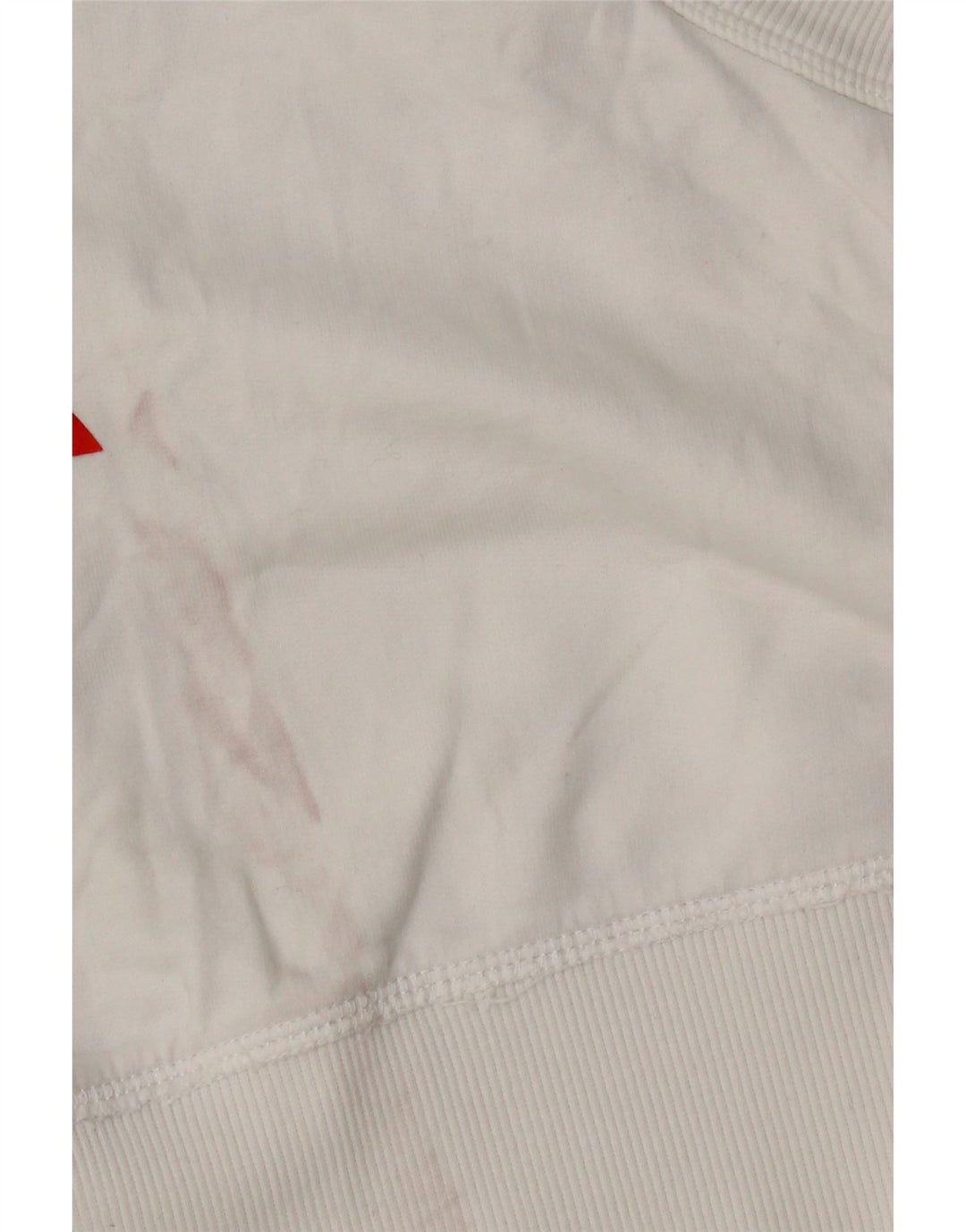 Benetton Damen Minirock UK 12 Mittelweiß
