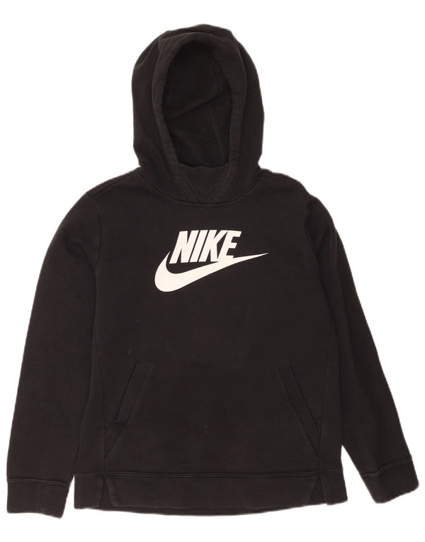 Nike Jungen Graphic Standard Fit Hoodie Pullover 12–13 Jahre große schwarze Baumwolle