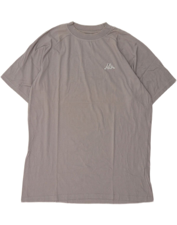 Kappa Mens T-Shirt Top 2XL Grey Cotton