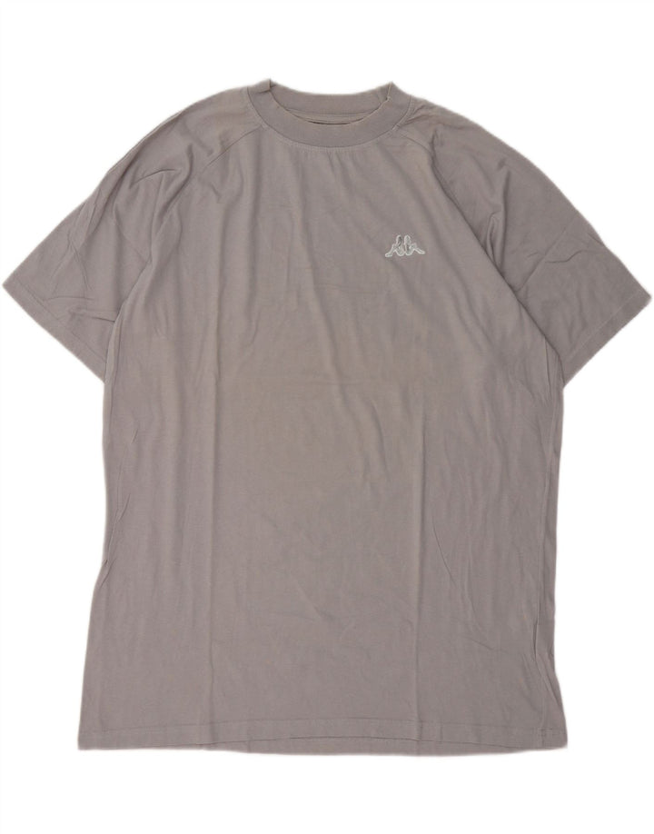 Kappa Herren T-Shirt Top 2XL Grau Baumwolle