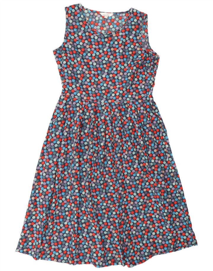 Seasalt Cornwall Damen-A-Linien-Kleid, Gr. 44, groß, mehrfarbig, gepunktet