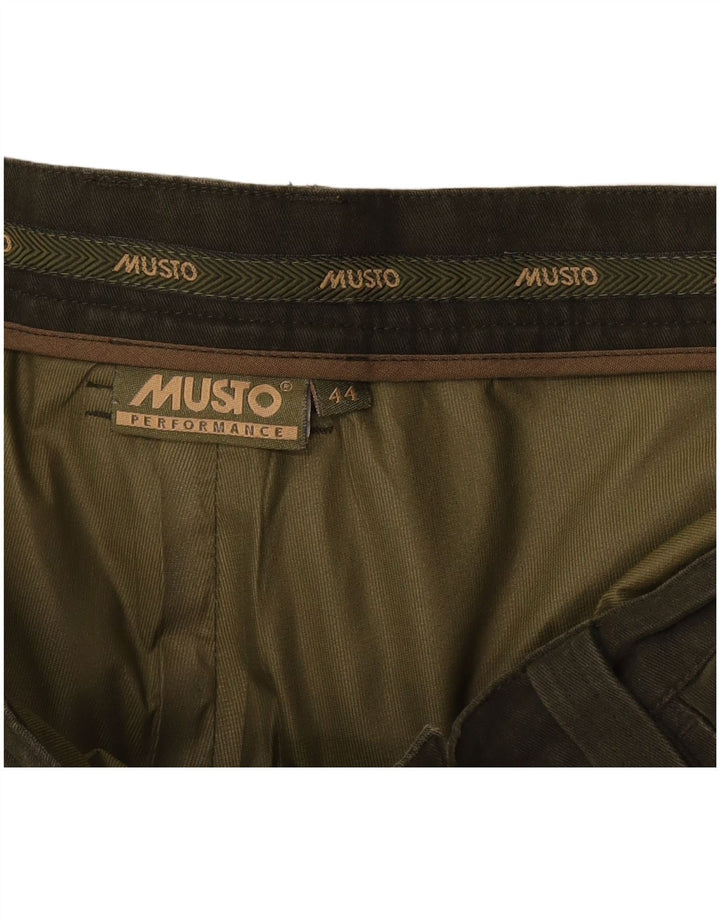 MUSTO Herren Bermudashorts W44 2XL Khaki