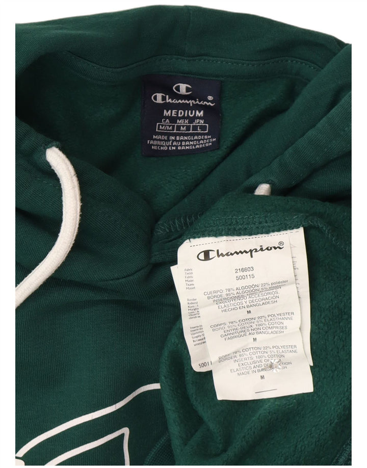 Champion Herren-Kapuzenpullover mit Grafik, mittelgrüne Baumwolle