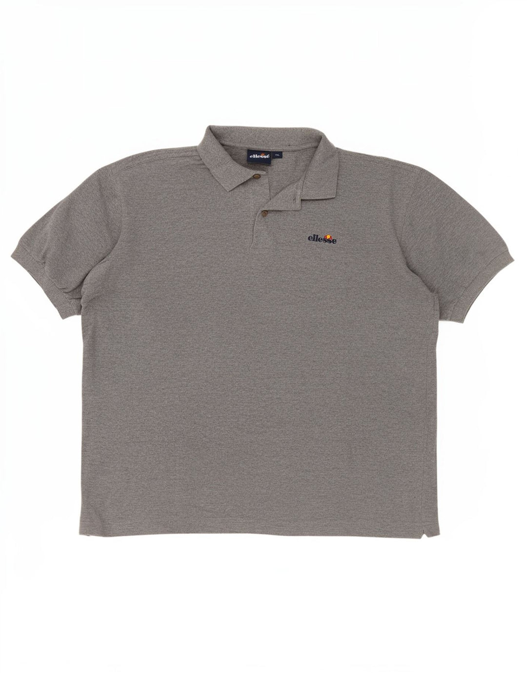Ellesse Herren Poloshirt 2XL Grau Baumwolle
