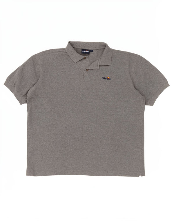 Ellesse Herren Poloshirt 2XL Grau Baumwolle