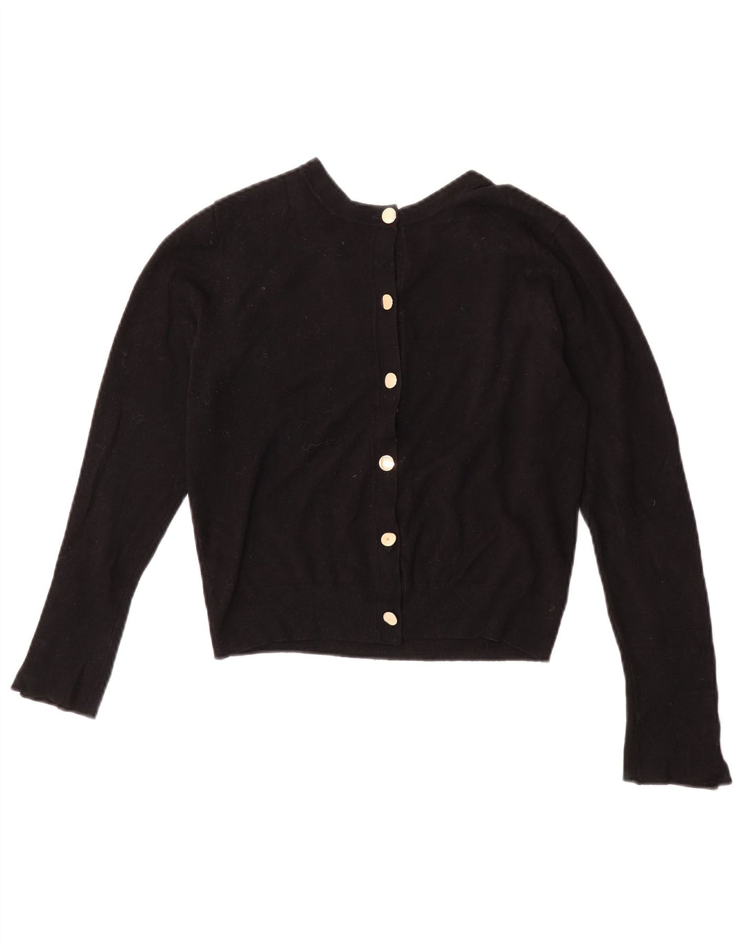 Zara Damen Bolero-Pullover UK 12 Medium Schwarz