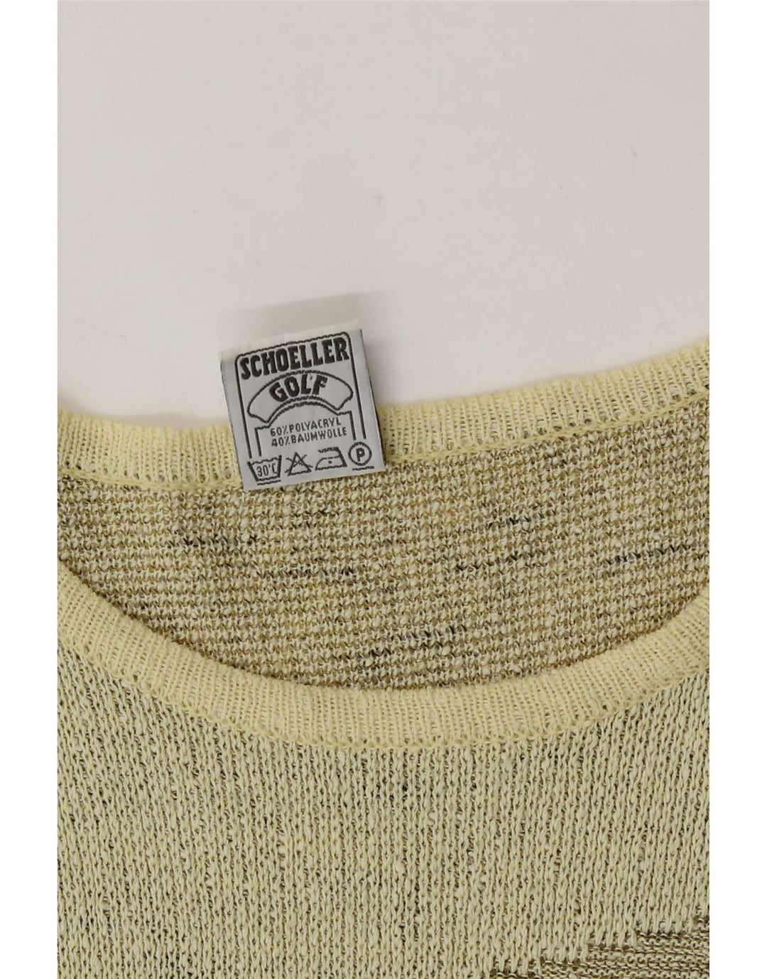 Freya Damen Pullover mit grafischem U-Boot-Ausschnitt, Gr. 14, Mittelgelb