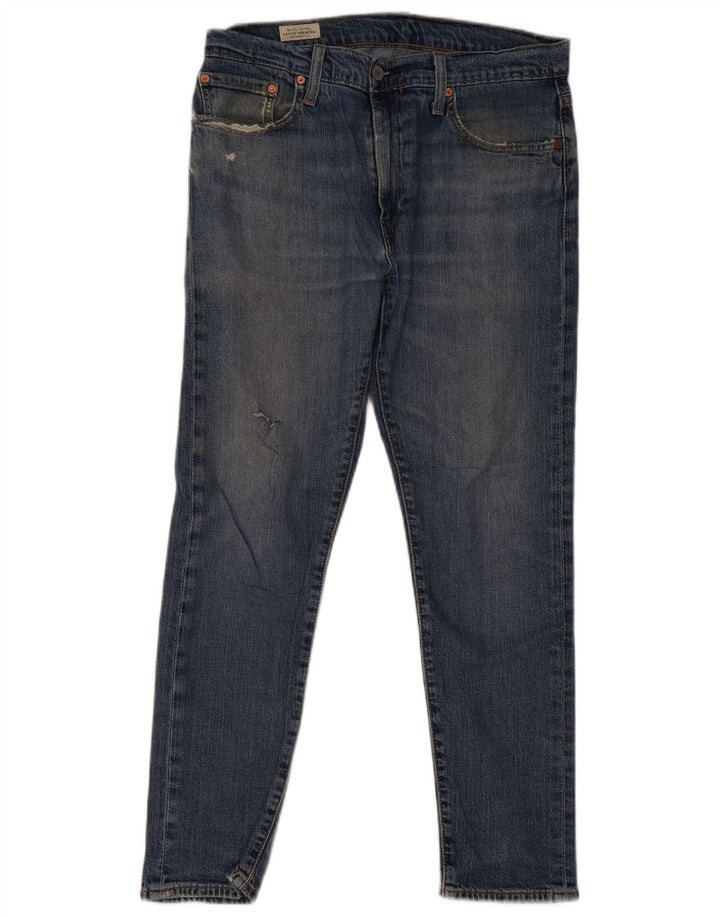 Levi's Herren 512 Slim Tapered Jeans W32 L30 Blaue Baumwolle
