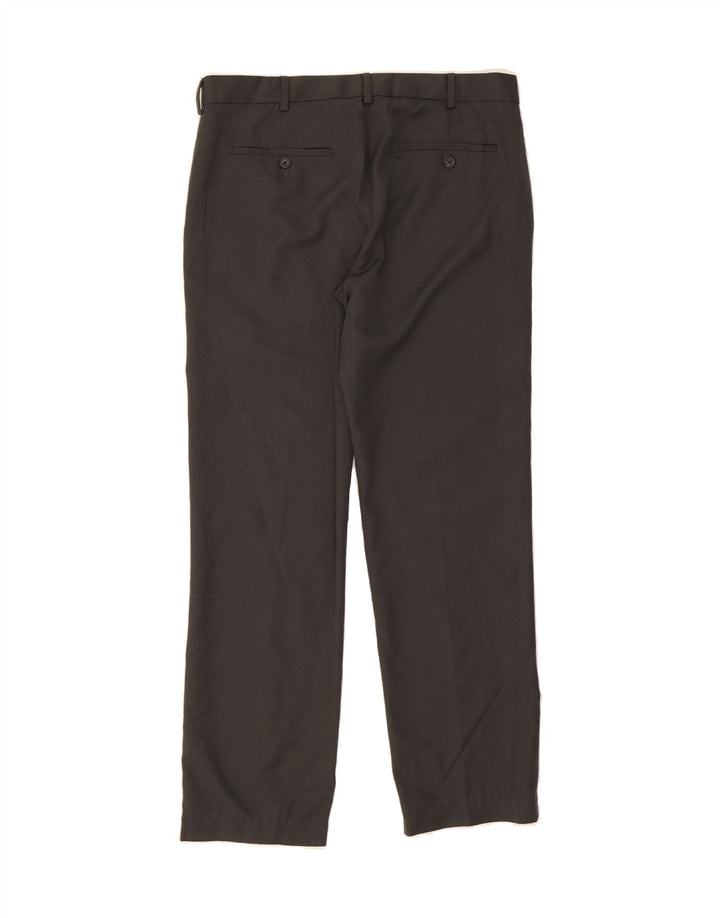 IZOD Mens Straight Chino Trousers W34 L32  Grey Polyester Vintage Izod and Second-Hand Izod from Messina Hembry 