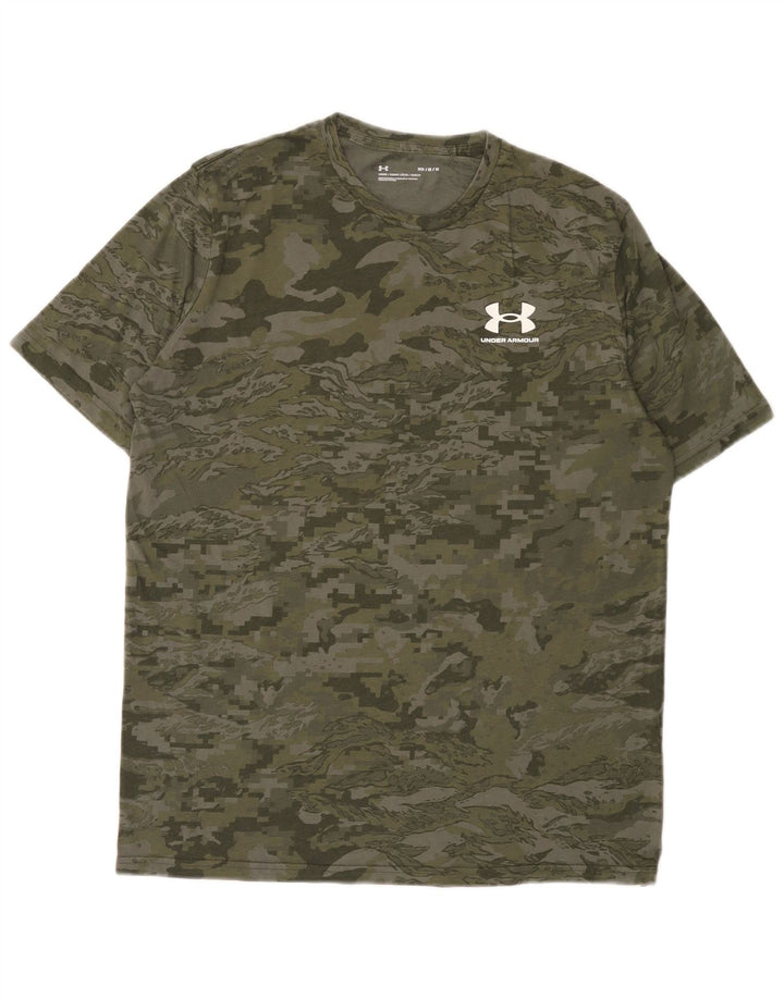 Under Armour Herren T-Shirt Top Mittelgrüne Tarnung