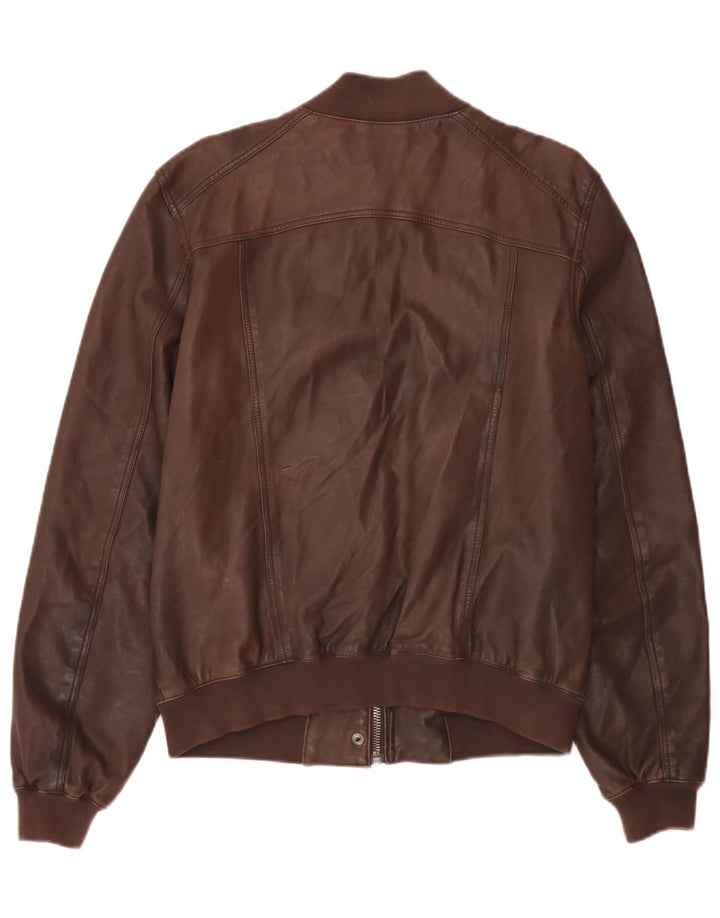 Vintage Herren Lederjacke UK 40 Large Braun